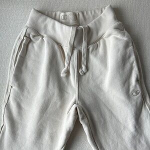 Cream Jogger Pants